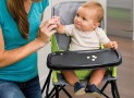 Portable, Foldable Highchair is About to Make Being On-the-Go with Baby Much Easier