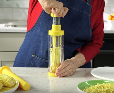 The RSVP Deluxe Corn Stripper Gets Your Corn Ready Quickly and Easily