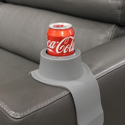 This Coaster Can Hold Your Drink on the Side of a Couch!