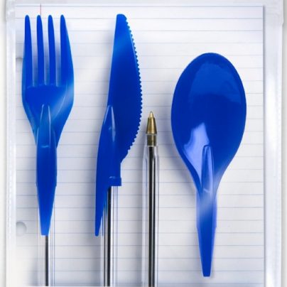 Dine Ink Pen Cap Cutlery