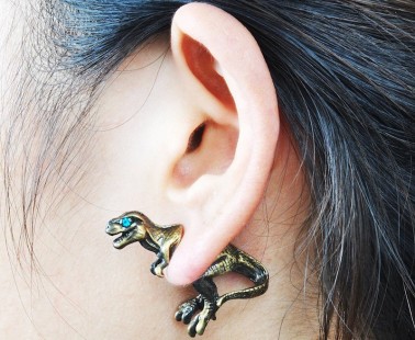 These Dinosaur Earrings Are Simply Adorable