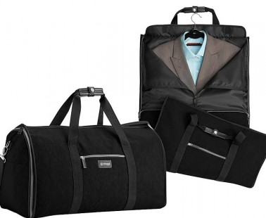 Have A 2-In-1 Garment Bag And Duffle Bag With The Biaggi Hangeroo!