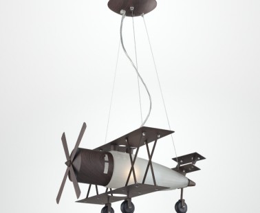 Biplane Fighter Hanging Pendant Light