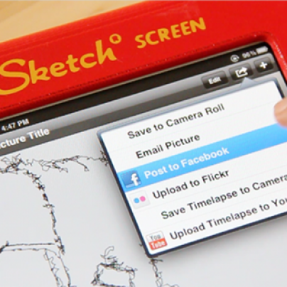 Etcher: Etch A Sketch for iPad