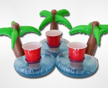 Floating Palm Island Drink Holder