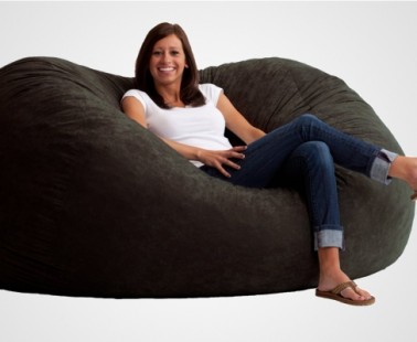 The Fuf Memory Foam Oversized Beanbag Chair