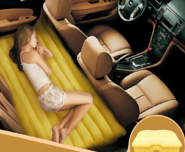 Turn The Backseat of Your Car Into a Bed With This Inflatable Mattress