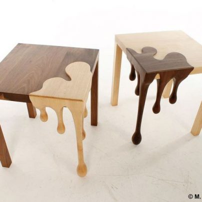 A Table Held by A Drop