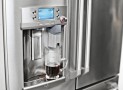 A Fridge With A Keurig Coffee Machine Built Right Into the Door