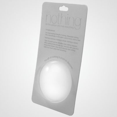 The Gift of Nothing