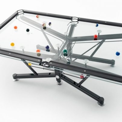 G1 Glass Pool Table by Nottage Design