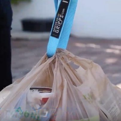 Grocery Gripps: Carry All Your Grocery Bags at Once with These Handy Straps!