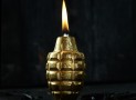 Hand Grenade Oil Lamps