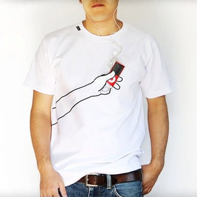 Whimsical Hand T-Shirt Holds Your Items With Flair