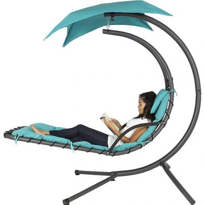The Best Choice Hanging Chaise Lounger Is the Ultimate Backyard Comfort Solution