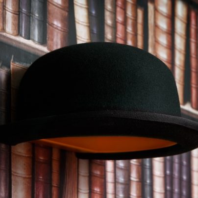 Jeeves Bowler Hat Wall Lamp