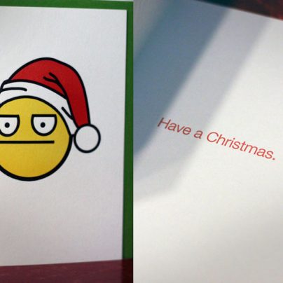 A Christmas Card For The Holiday Humbugs