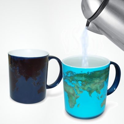 Heat-Sensitive Day and Night Coffee Mug