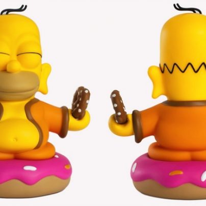 The Simpsons Homer Buddha
