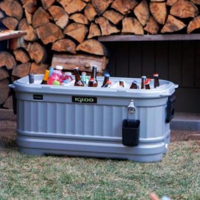 Make Your Patio Party A Little Cooler With The Igloo Party Bar Cooler