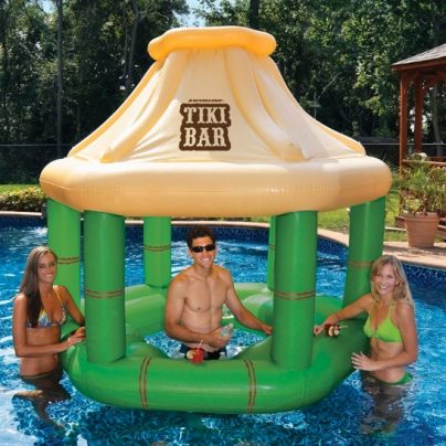 Inflatable Floating Tiki Swim Up Bar