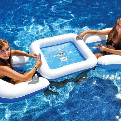 Inflatable Game Station With Waterproof Playing Cards