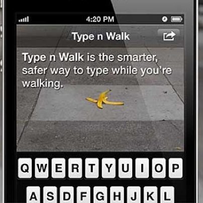An iPhone App That Lets You Safely Text And Walk