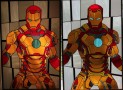 Iron Man 3’s Mark 47 Armor In Stained Glass