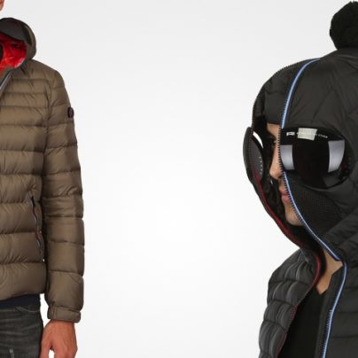 A Winter Jacket With Snow Goggles Integrated – Will Surely Make You Stand Out