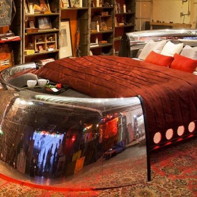 Dream Of Flying Away In This Bed Made From The Engine Of A Boeing 747