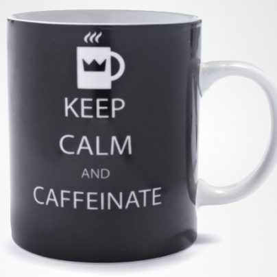 Keep Calm And Caffeinate Coffee Mug