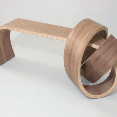 Mind-Bending Furniture Made From a Single Piece of Wood by Kino Guerin