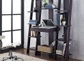 Ladder Bookcase with Desk