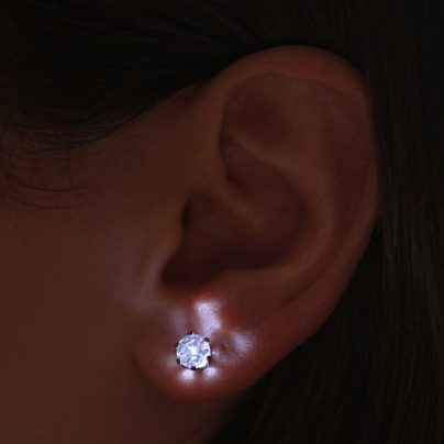 LED Crystal Earrings For The Geek Girl