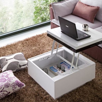 Nikka – High-Gloss Lift-Top Coffee Table by Matrix