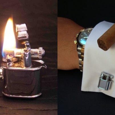 Lighter Cufflinks For The James Bond In You