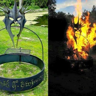 Have The Eye Of Sauron Or The Witch-King Watch Over Your Next Fire Pit