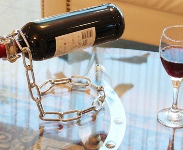 Magic Chain Wine Bottle Holder