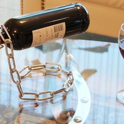 Magic Chain Wine Bottle Holder