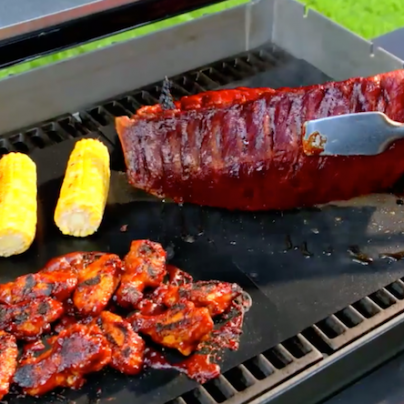 The Miracle Grill Mat Lets You Cook on Your Grill Mess-Free