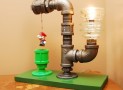 Bring Back Some Nostalgic Memories With The Mario Bros. Theme Industrial Pipe Lamp