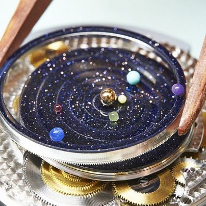 Midnight Planetarium – A Watch That Displays The Movement Of Our Solar System In Real Time