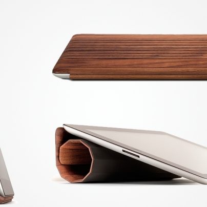 Miniot Cover Mk2 – A Wooden iPad Smart Cover