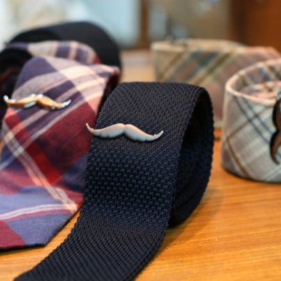 Moustache Tie Clip