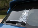 Moving Kitty Tail Car Decal