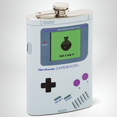 Nerdtendo Gamebooze Flask