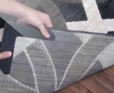 The NeverCurl Stops Your Rug Corners from Curling Instantly