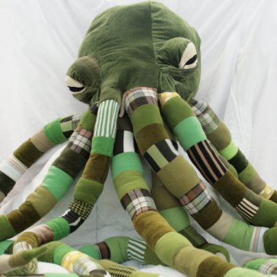 Handcrafted Giant Cthulhu / Octopus Stuffed Plush