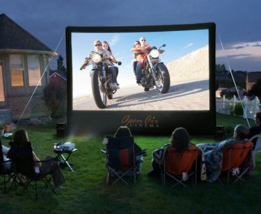 CineBox Home 16×9 Backyard Theater System by Open Air Cinema