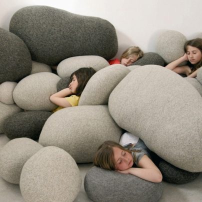 Oversized Pebble Pillows